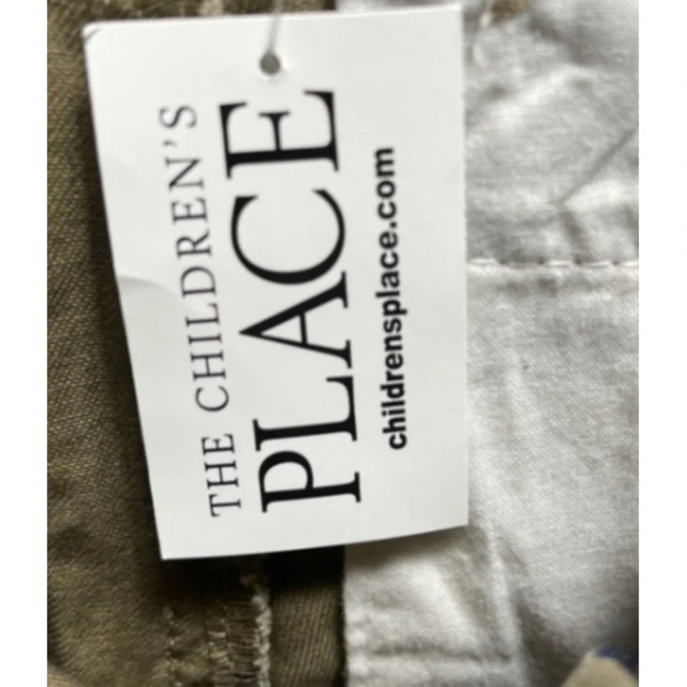 The Children's Place Boys 14 Slim Skull And Crossbones All Over Print Khaki Pant